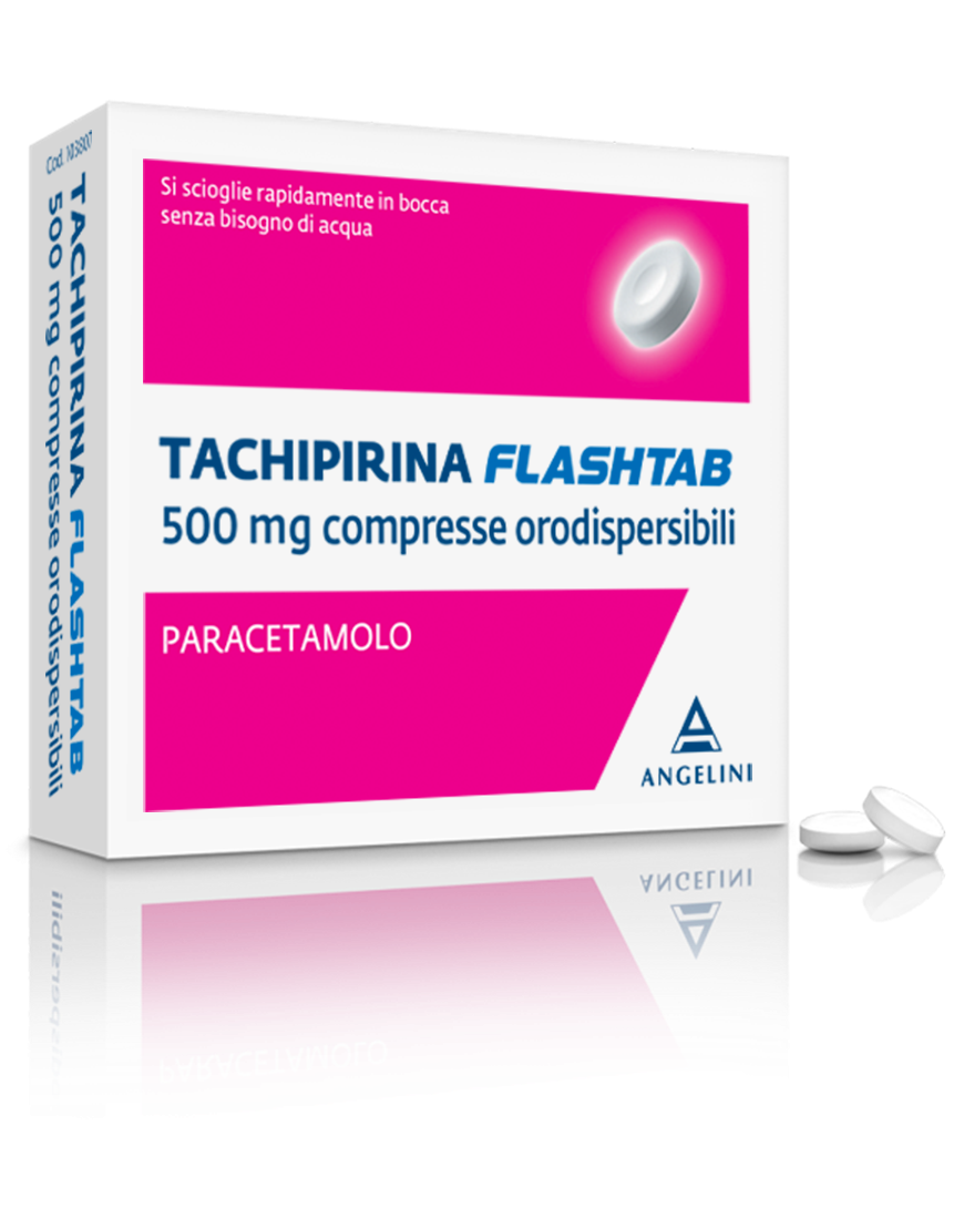 Farmahope | Tachipirine flashtab 500 mg orodispersible tablets 500 mg  orodispersible tablets 16 tablets in blisters Online pharmacy