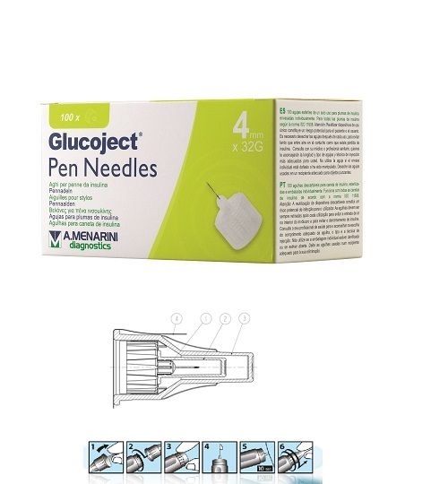 Agujas para plumas de insulina Glucojet