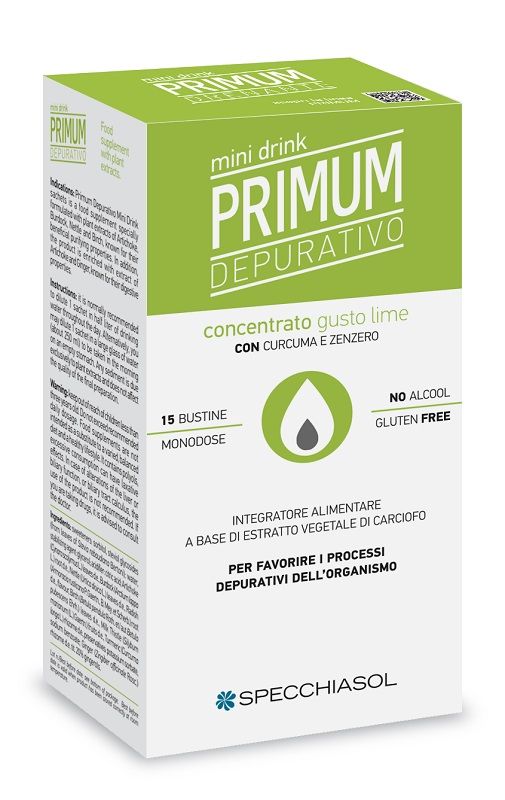Primum depurativo minidrink lime 15 stick da 10 ml | Farmacia Online
