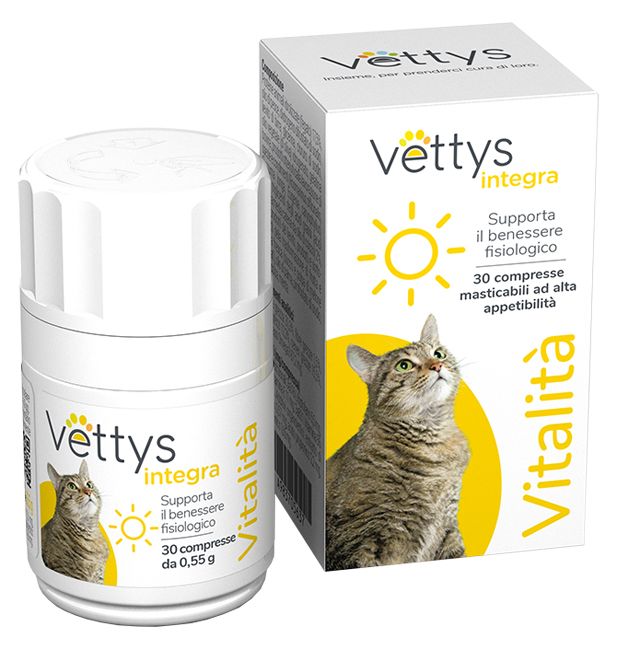 Farmahope | Vettys integrates cat vitality 30 chewable tablets Online  pharmacy