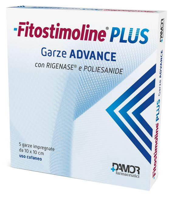 Farmahope | Fitostimoline plus garze advance impregnate 10x10 cm 5 pezzi  Online pharmacy