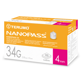 Farmahope | Aiguille pour stylo à insuline nanopass 325 jauge longueur 4 mm  100 pièces Pharmacie en ligne