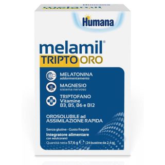 Humana MELAMIL Tripto, a base de melatonina, triptófano y vitamina B6,  Complemento Alimenticio que ayuda a conciliar el Sueño, 30ml en gotas. :  : Salud y cuidado personal