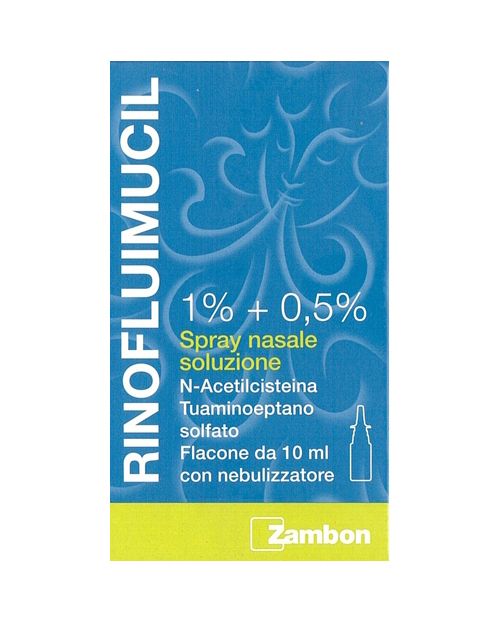 Farmahope | Rinofluimucil 1% + 0,5% spray nasal solution 1 05 spray nasal  solutionflacon 10 ml Pharmacie en ligne