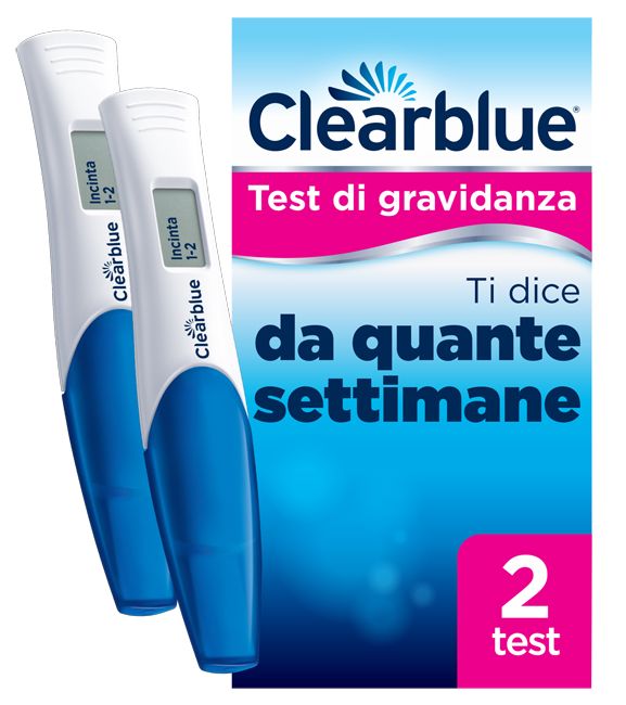 Farmahope | Test de grossesse clearblue avec indicateur des semaines 2  pièces Pharmacie en ligne