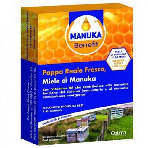 Farmahope | Manuka benefit pappa reale manuka vitamina b6 10 flaconcini 10  ml Online pharmacy