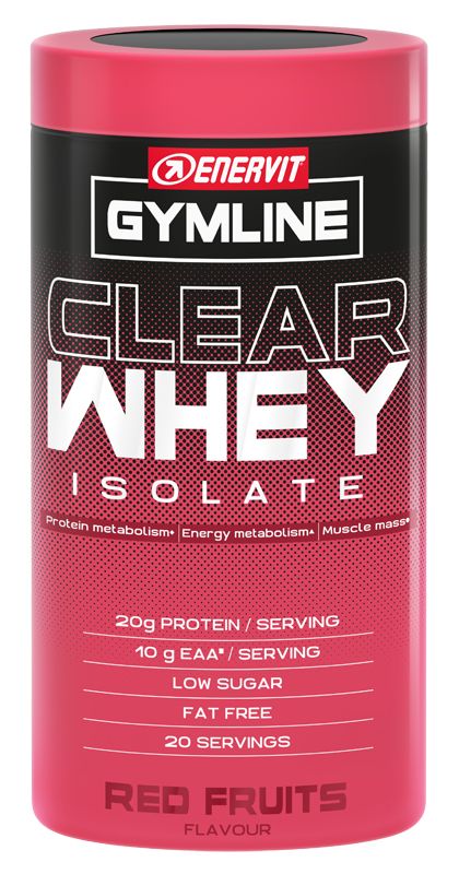 Gymline clear whey isolate red fruits 480 g | Farmacia Online